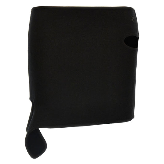 Courrèges Black Viscose Long Skirt