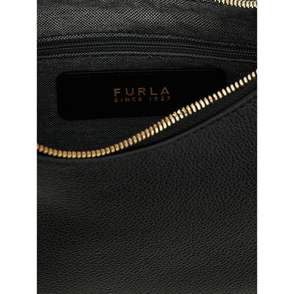 Furla Black Leather Shoulder Bag