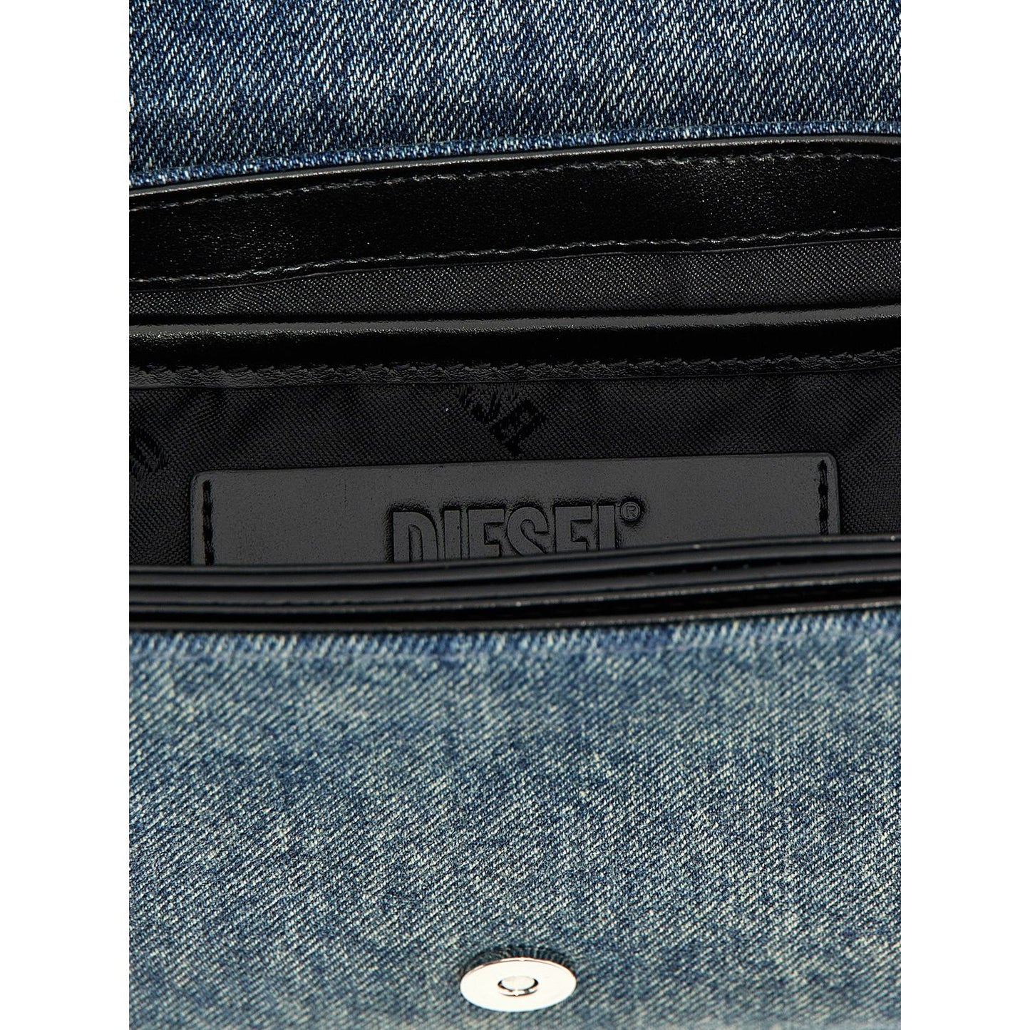 Diesel Blue Cotton Shoulder Bag