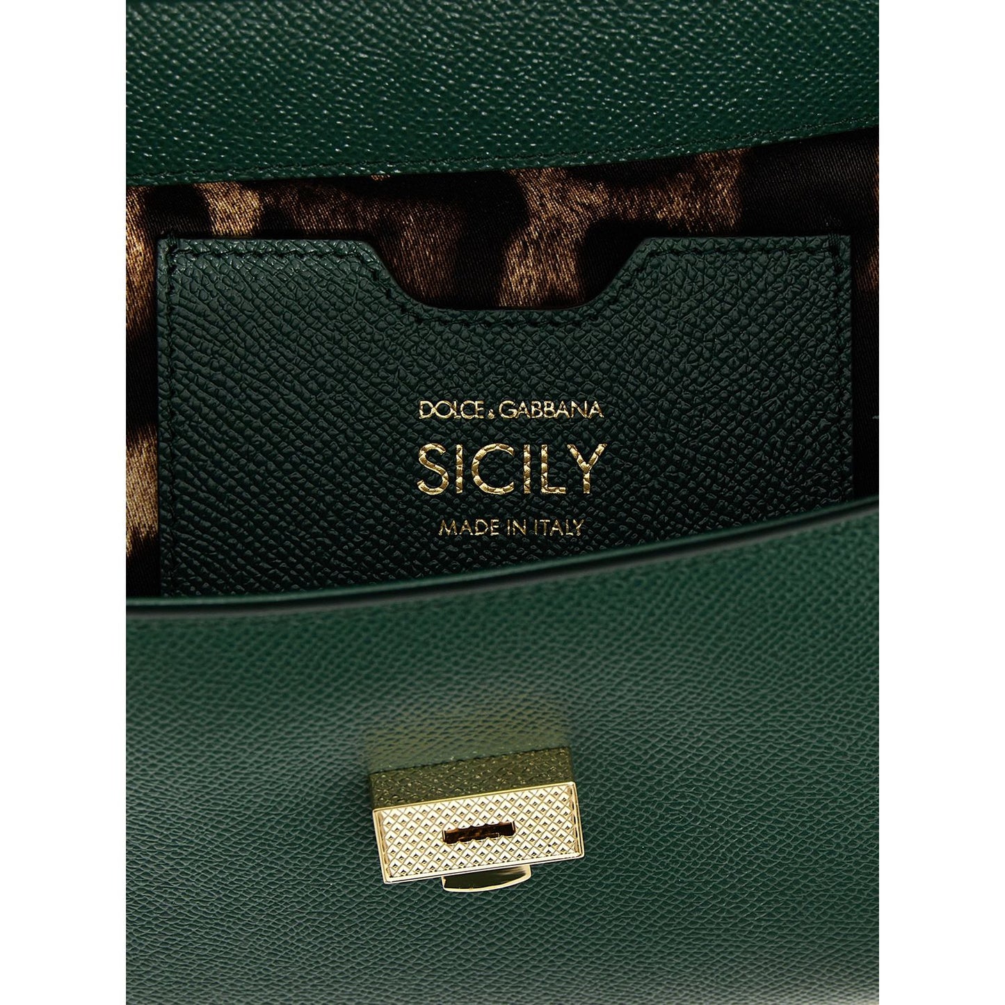 Dolce & Gabbana Bicolor Calfskin Handbag