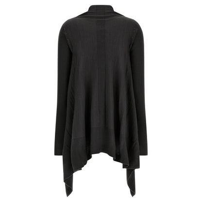Rick Owens Black Wool Cardigan