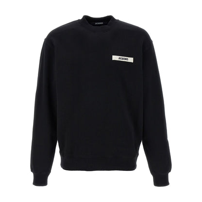 Jacquemus Black Cotton Sweatshirt