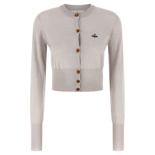 Vivienne Westwood Gray Wool Cardigan
