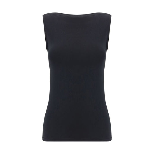 Wolford Black Modal Sleeveles T-Shirt