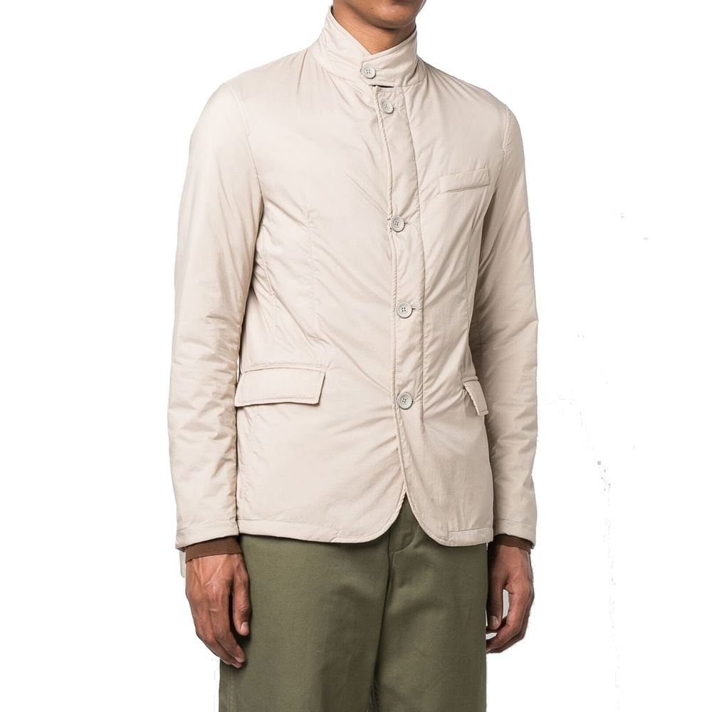 Herno Beige Polyamide Full-Length Jacket
