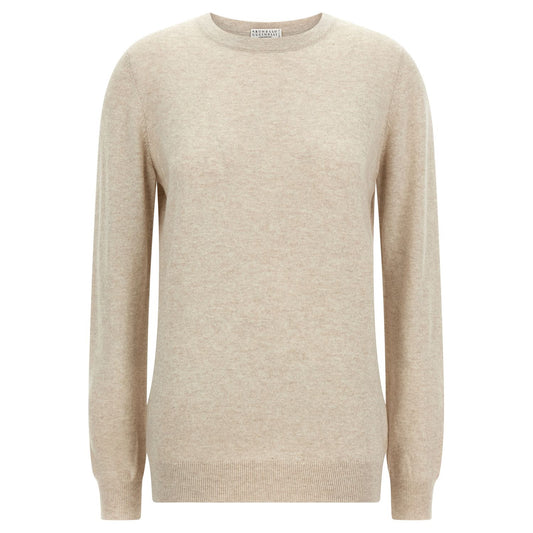 Brunello Cucinelli Beige Cashmere Cardigan