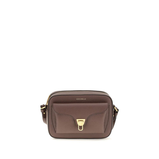 Coccinelle Brown Calf Leather Bos Taurus Shoulder Bag