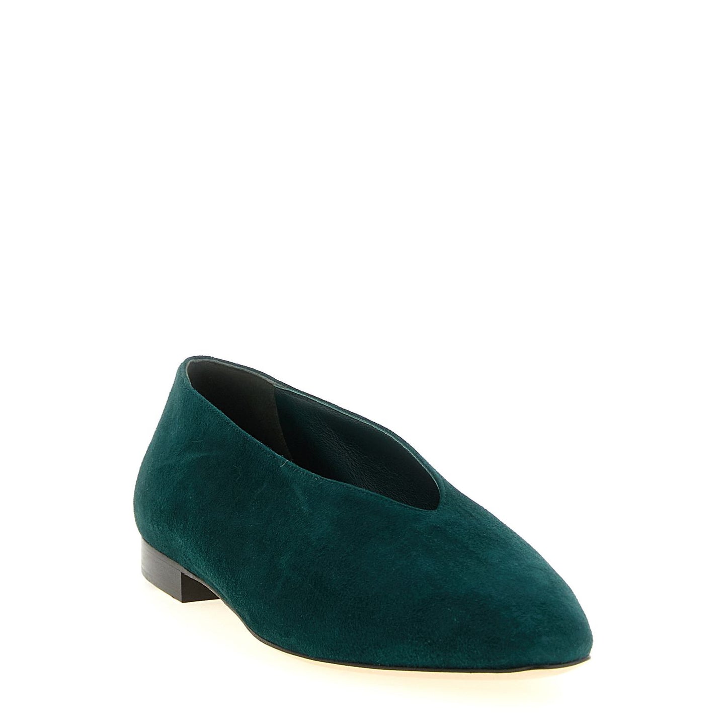 Jimmy Choo Bicolor Leather Ballet Flats