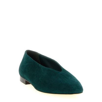 Jimmy Choo Bicolor Leather Ballet Flats