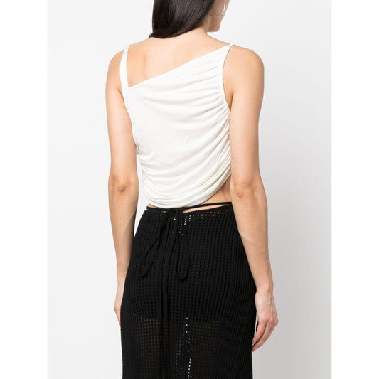 Andrea Adamo Top White Topwear Andrea Adamo Black