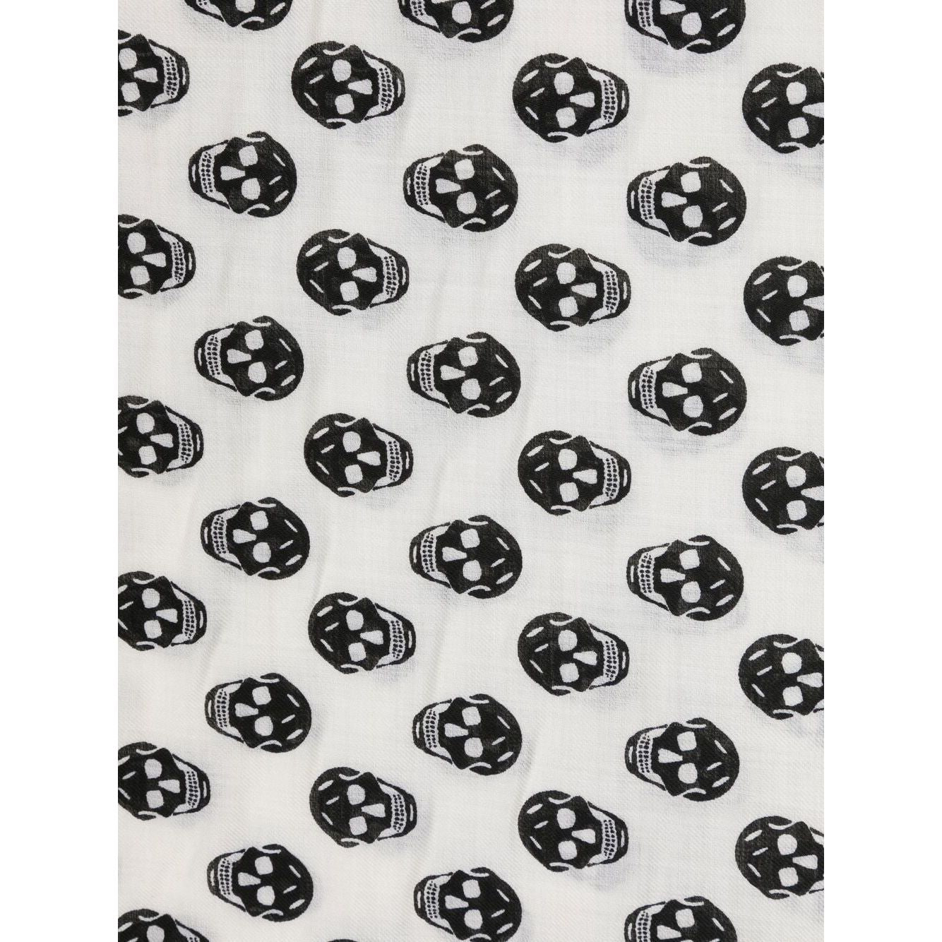 Alexander McQueen Skull wool scarf