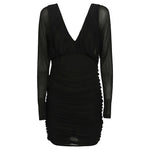 Saint Laurent Short dress with V-neck Dresses