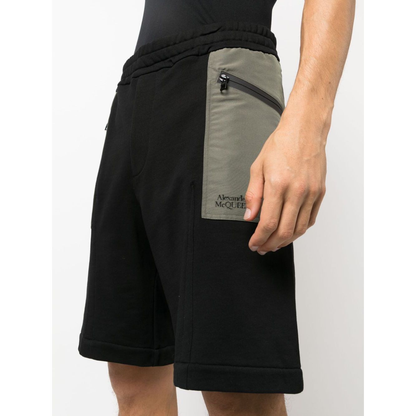 Alexander McQueen two-tone Elasticated Track Shorts