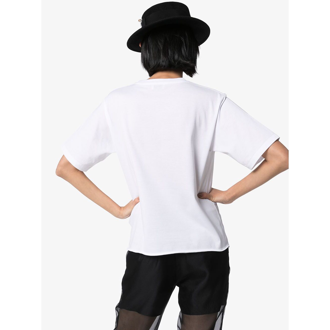 Saint Laurent logo print T-shirt Topwear