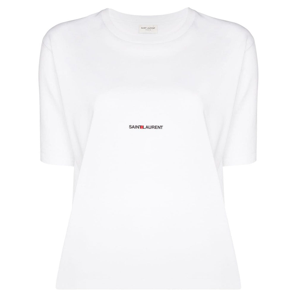 Saint Laurent logo print T-shirt Topwear