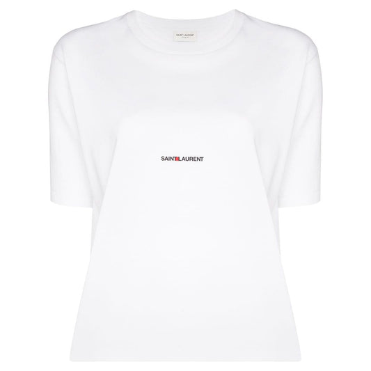 Saint Laurent logo print T-shirt Topwear