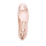Jimmy Choo Elme metallic ballerina shoes Flat Shoes