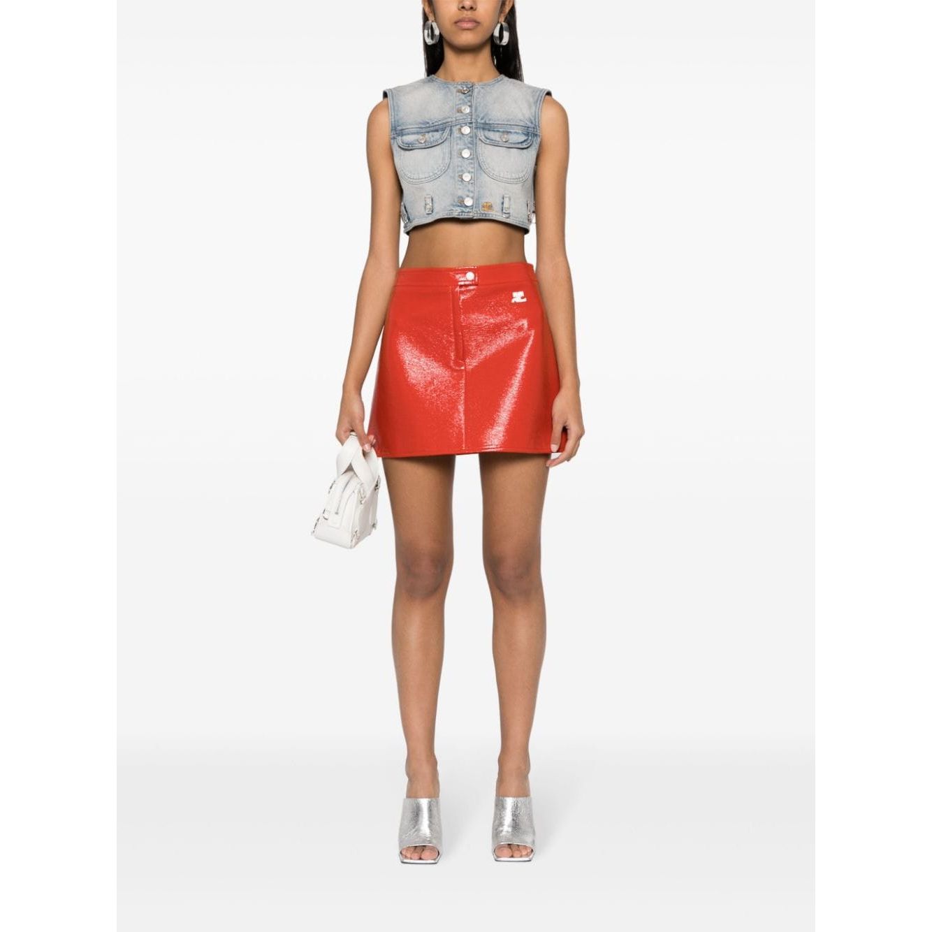 COURREGES PRE Sweaters Clear Blue Topwear