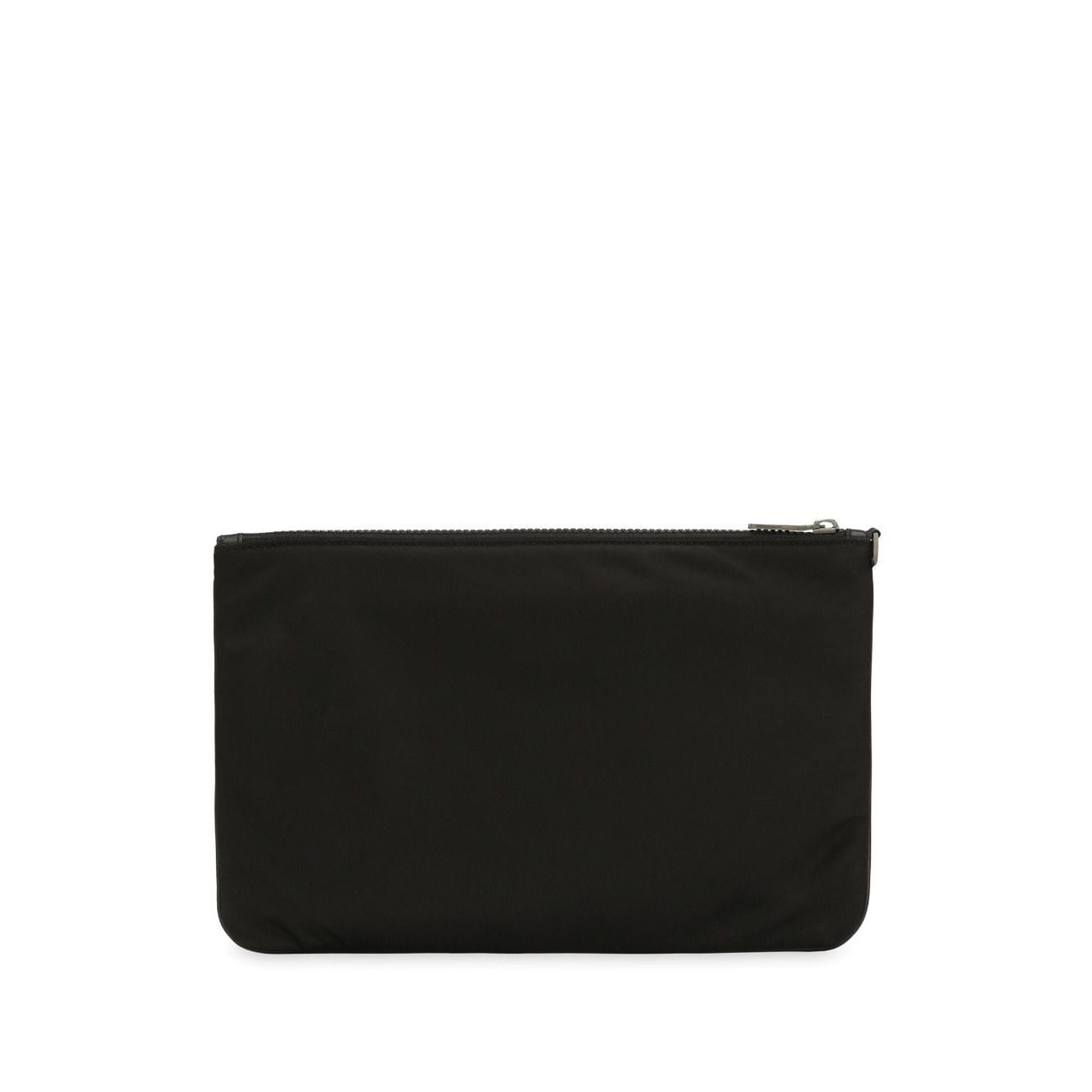 Front view with bag zipped and handles upright.