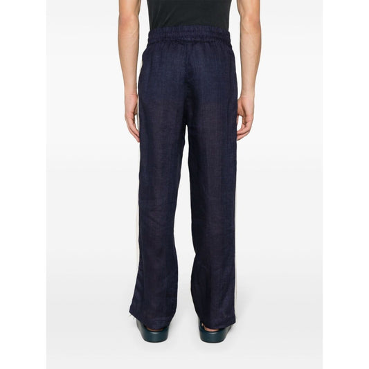 Palm Angels Trousers Blue Trousers