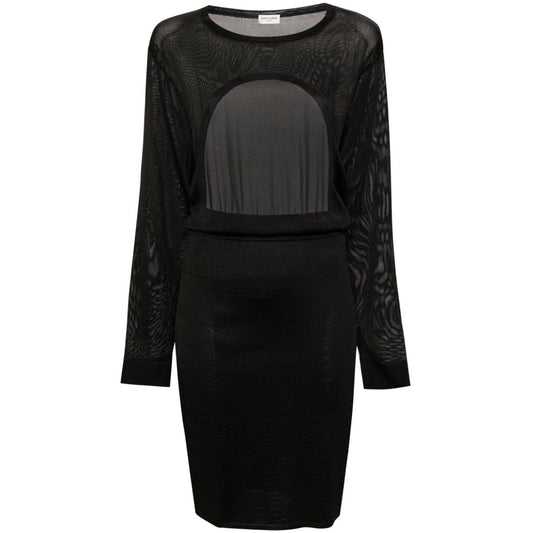 Saint Laurent open-back knitted dress Dresses