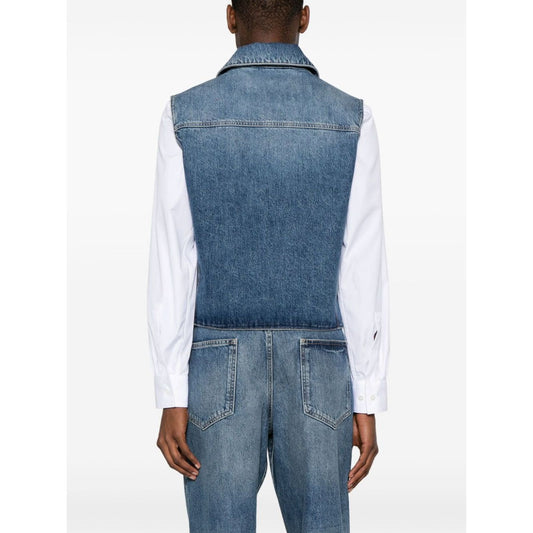 Givenchy Sweaters Blue Topwear