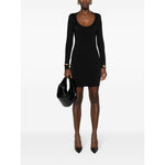 Saint Laurent Décolleté Mini Dress Dresses