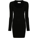 Saint Laurent Décolleté Mini Dress Dresses
