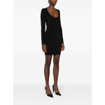 Saint Laurent Décolleté Mini Dress Dresses