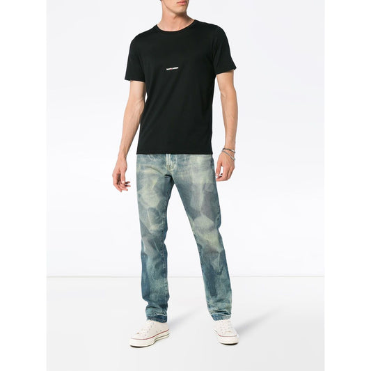 Saint Laurent logo print T-shirt Topwear
