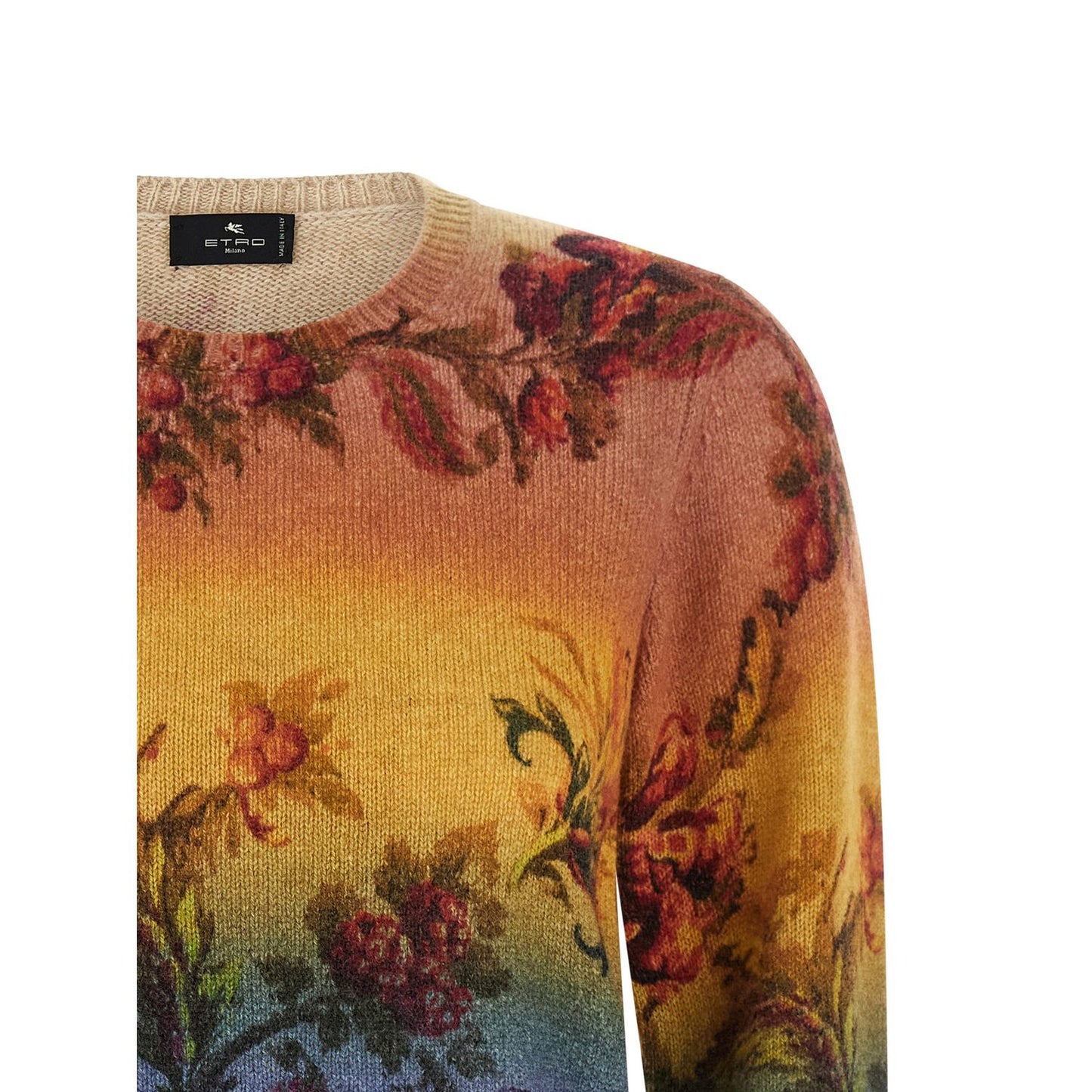 Etro Multicolor Wool Cardigan