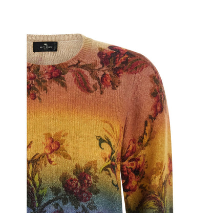 Etro Multicolor Wool Cardigan