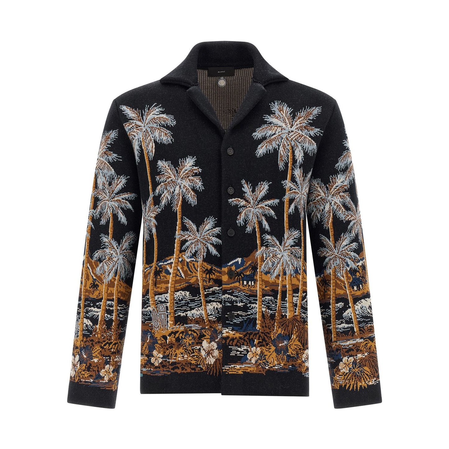 Alanui Blue Virgin Wool Blouse