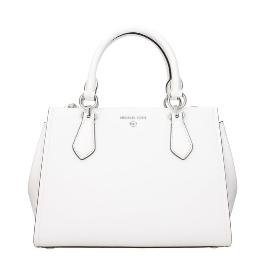 Michael Kors White Leather Handbag
