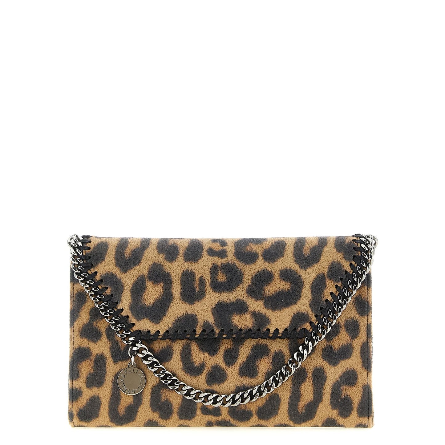 Stella McCartney Brown Polyester Clutch Bag