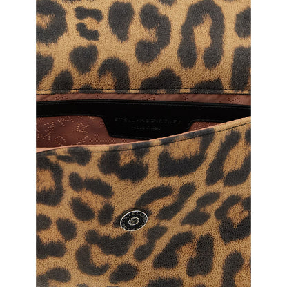 Stella McCartney Brown Polyester Clutch Bag