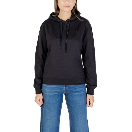 Calvin Klein Jeans Black Cotton Hoodie