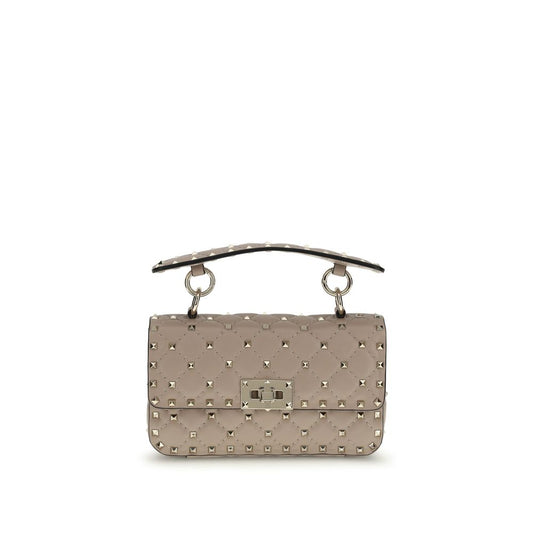 Valentino Garavani Beige Calf Leather Bos Taurus Handbag