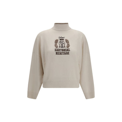 Brunello Cucinelli White Cashmere Sweater
