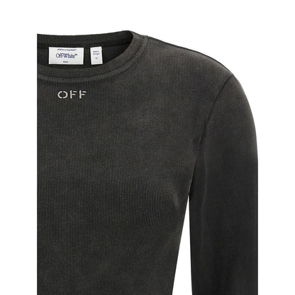 Off-White Black Cotton Sportswear