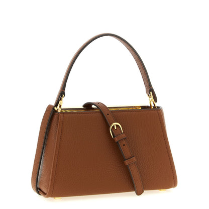 Elisabetta Franchi Brown Polyester Handbag