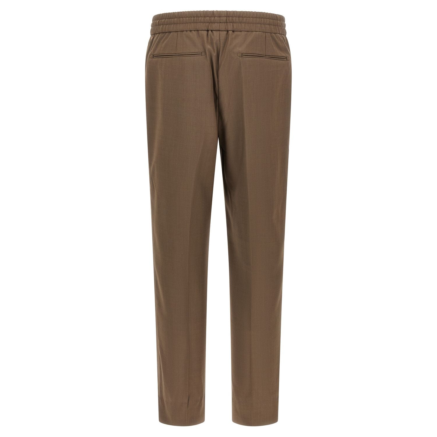 Brioni Brown Wool Casual Pants