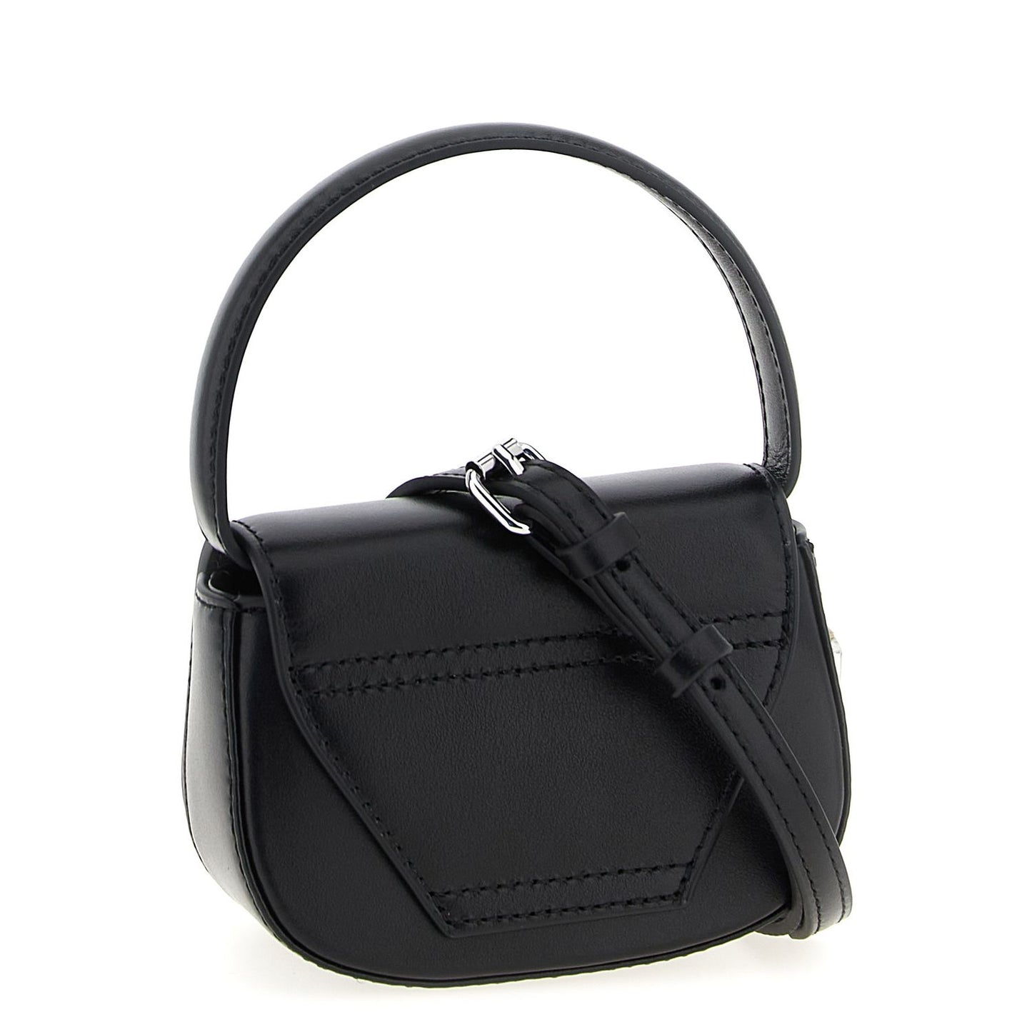 Diesel Black Cowhide Handbag