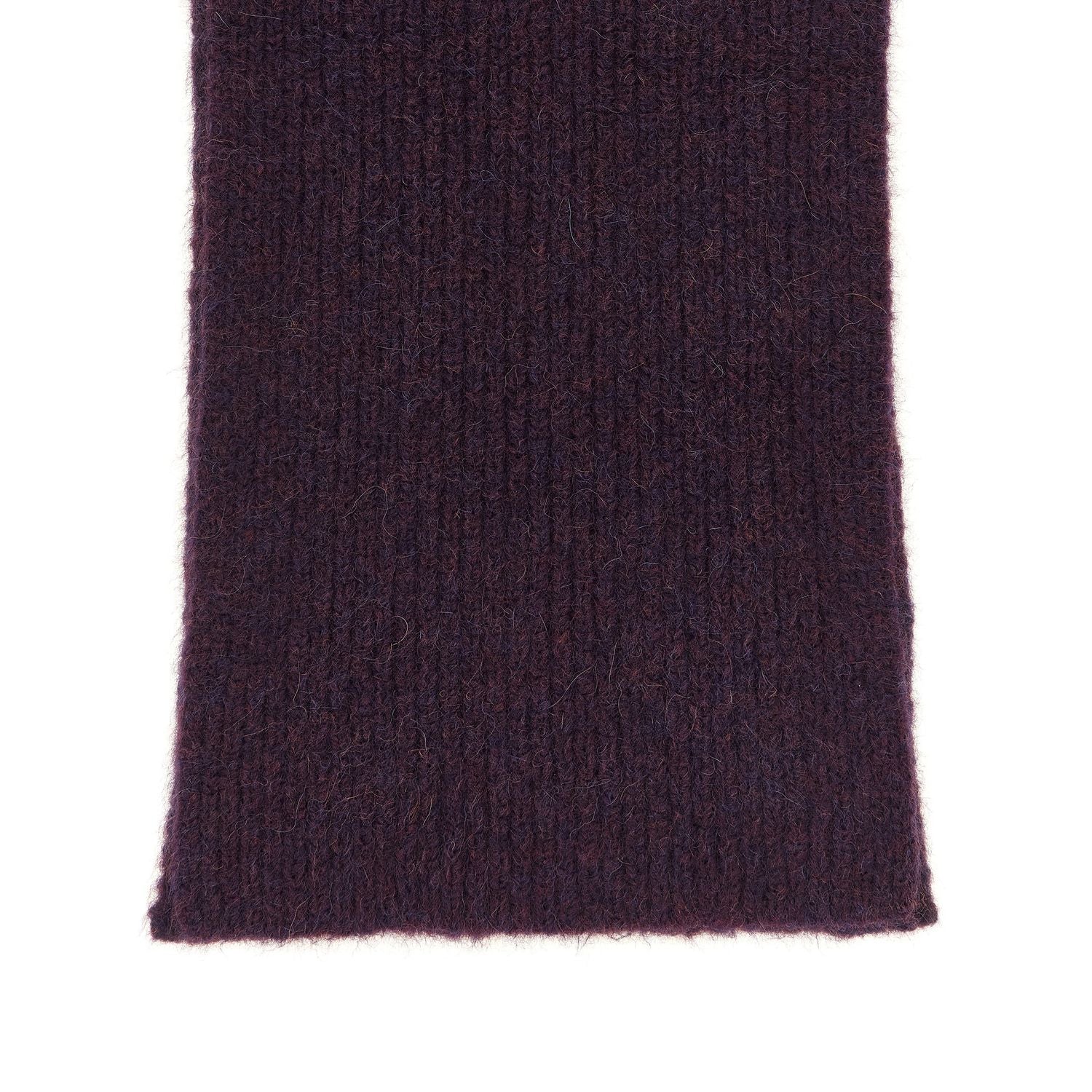 Dries Van Noten Purple Wool Foulard