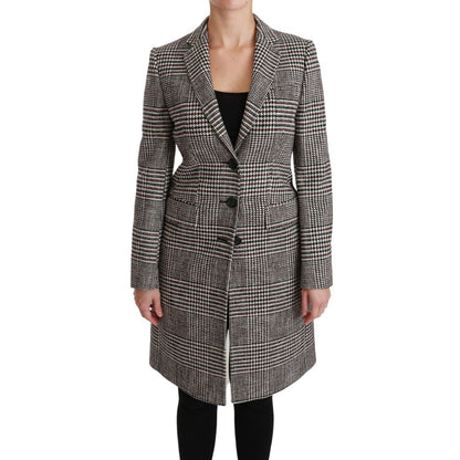 Dolce & Gabbana Multicolor Trench Knee Long Jacket Coat