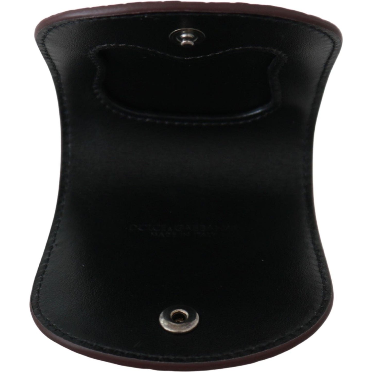 Dolce & Gabbana Brown Exotic Skin Pocket Condom Case Holder Condom Case