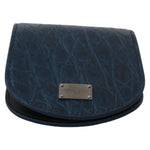 Dolce & Gabbana Blue Holder Pocket Wallet Blue Exotic Skin Condom Case Condom Case