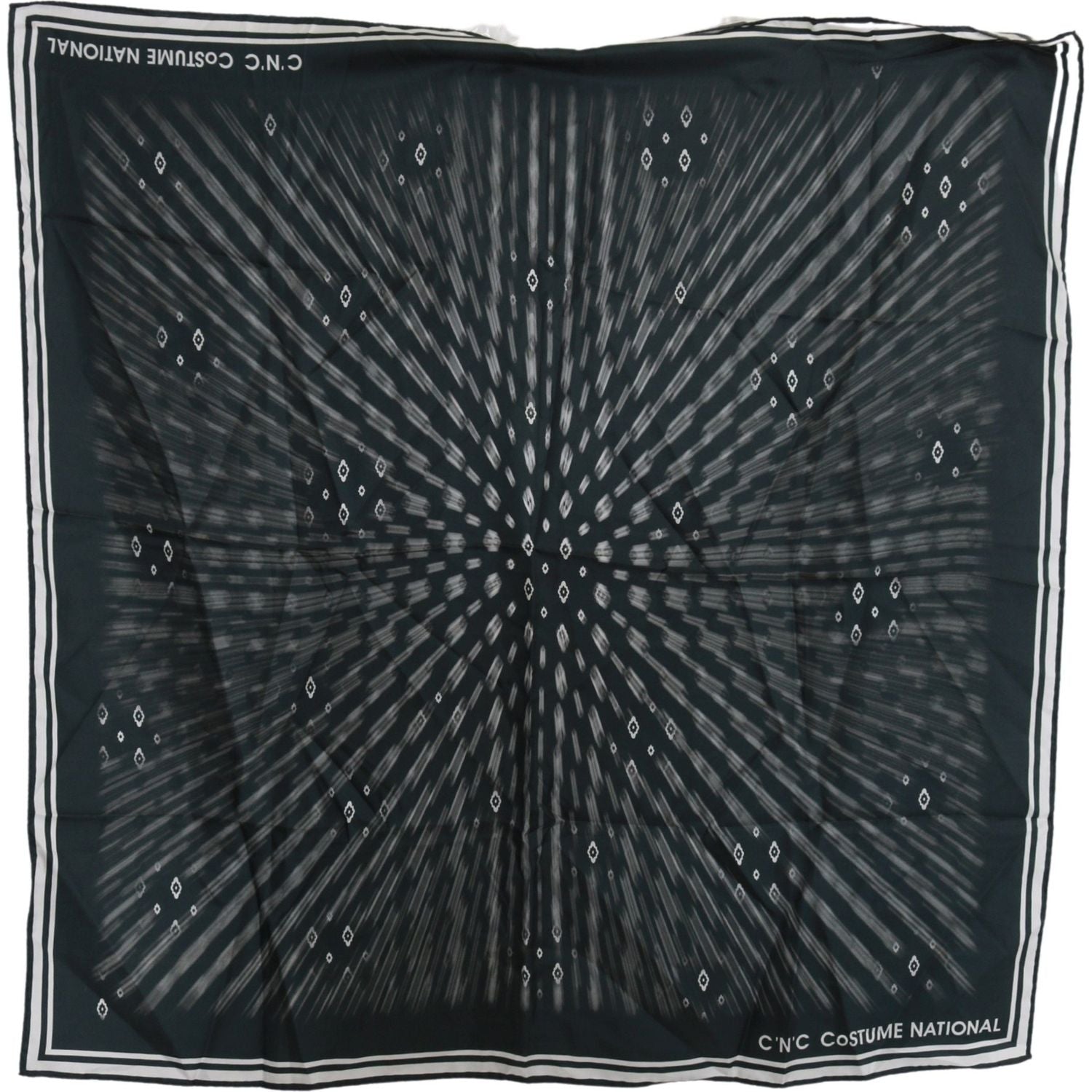 Costume National Blue Foulard Silk Women  Scarf