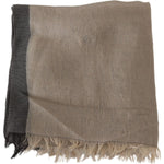 Costume National Beige Women Cotton Shawl Scarf Wrap Shawl Scarves