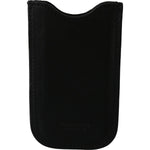 John Galliano Black Leather Multifunctional Men ID Bill Card Holder Wallet VAS8846
